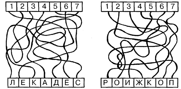 Слово зашифрованное в рисунке