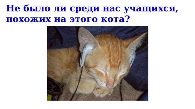 Не было ли среди нас учащихся, похожих на этого кота? http://nifdugu.ru/uploads/posts/2011-03/1298956583_podborm9_resize.jpg  