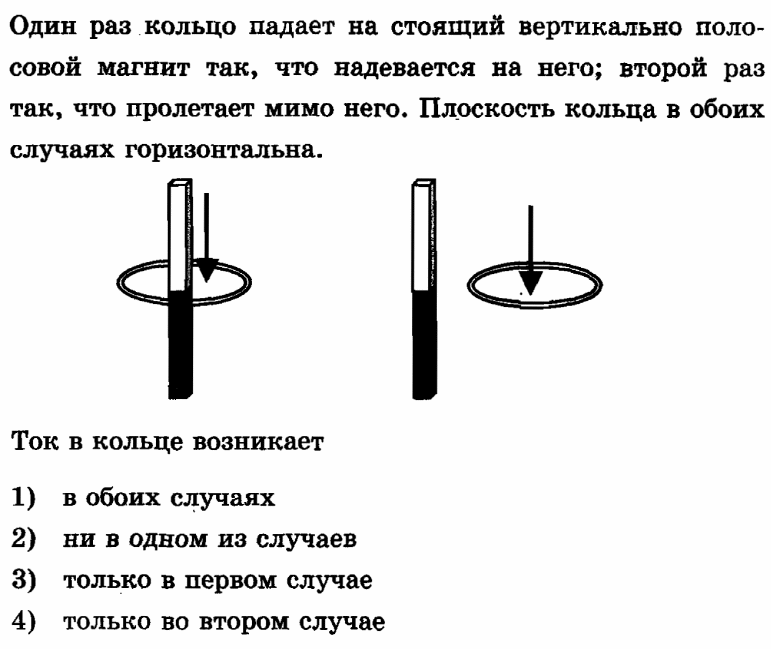 Плоскость кольца. Один раз кольцо падает на стоящий вертикально полосовой магнит так,. Ток в кольце возникает. Магнит падает в кольцо. Магнит падает через кольцо.