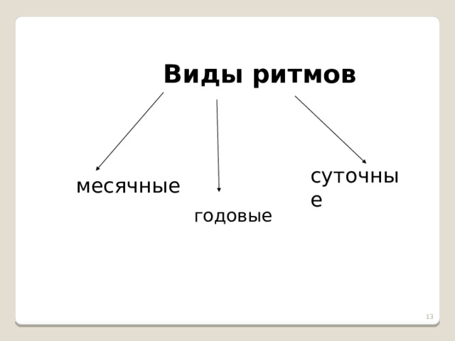 Виды ритма