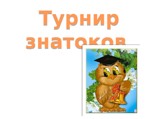 Турнир знатоков 