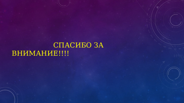  Спасибо за внимание!!!! 