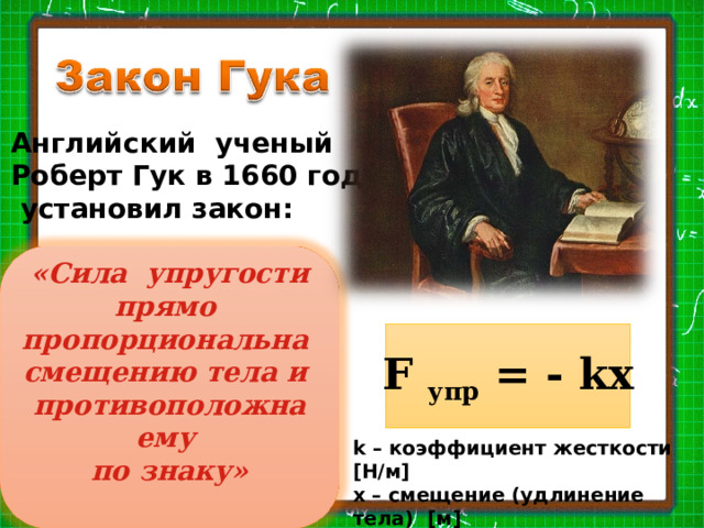 Выбери утверждение правильно отражающее закон гука