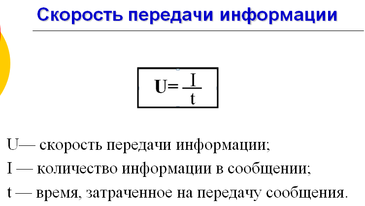 Скорость передачи информатика. Скорость передачи информации. Скорость передачи данных формула. Форумуоы скорости передачи информации. Формула нахождения скорости передачи информации.