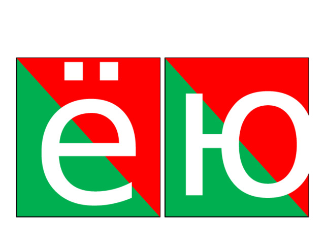 ю ё 