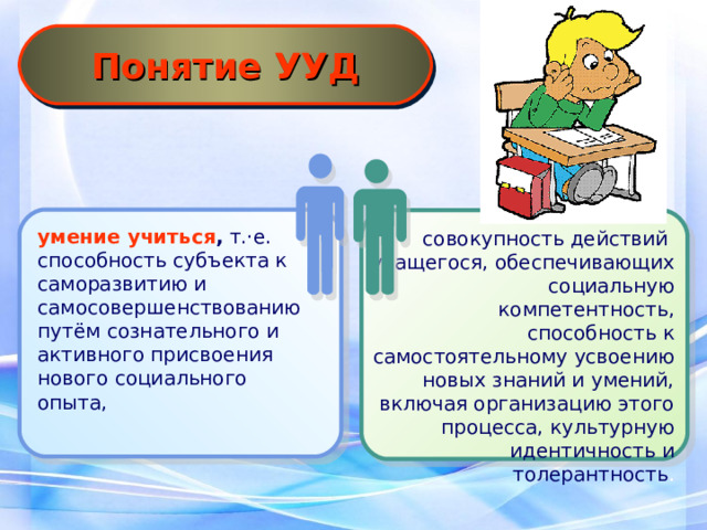 Универсальные учебные действия (УУД) Ждан Г.Ю., учитель русского языка и литературы высшей категории  МАОУ СОШ №13 г. Калининграда  