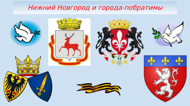 Нижний Новгород и города-побратимы 