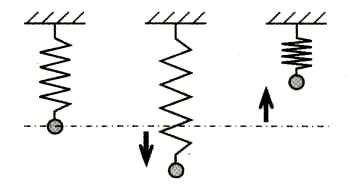 Пружинный маятник совершает колебания относительно положения равновесия так как показано на рисунке