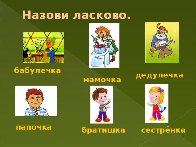 Моя семья игра презентация