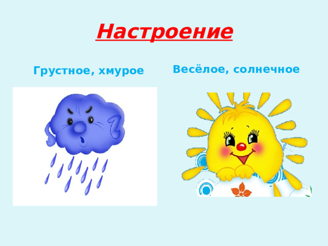 Рисунок мое настроение 4 класс