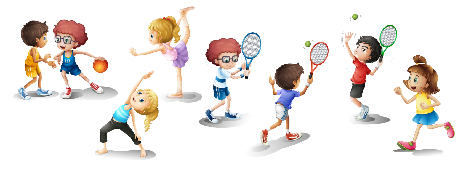 Physical games. Спортивные игры для детей. Спортивные дети на прозрачном фоне. Спортивные дети мультяшные. Занятие спортом рисунок для детей.