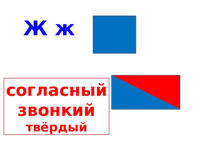 Ж ж согласный звонкий твёрдый 