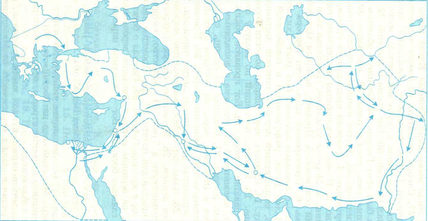 История 5 класс поход александра македонского на восток карта