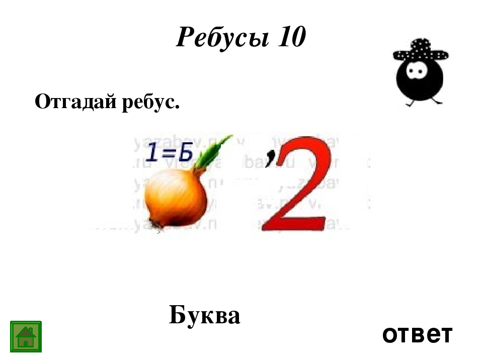 Ребусы по русскому языку презентация 4 класс