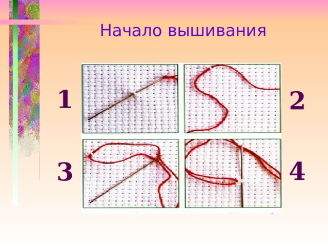 Презентация технология 5 класс вышивка крестом