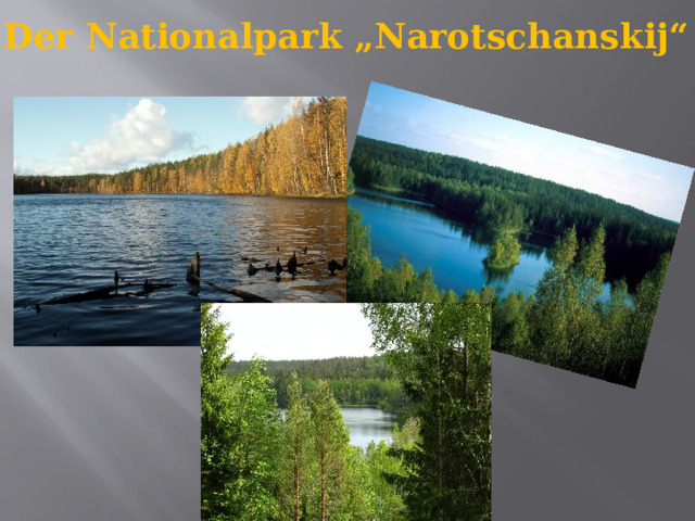 Der Nationalpark „Narotschanskij“ 