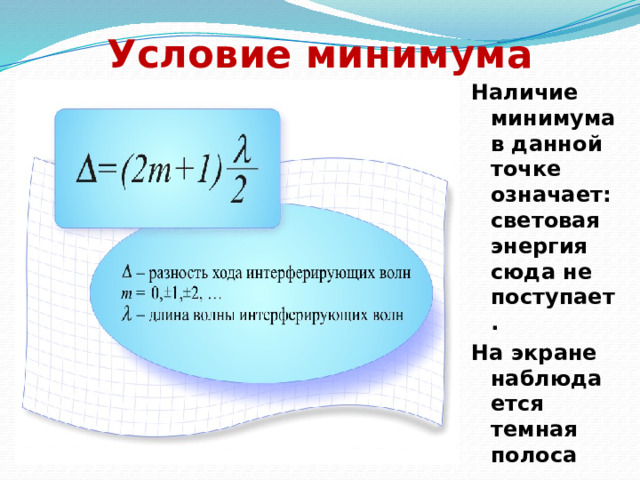 Необходимое условие минимума