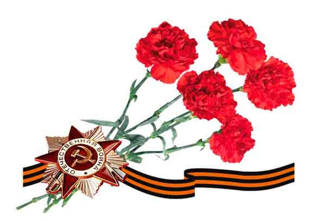Картинки с гвоздиками и георгиевской лентой