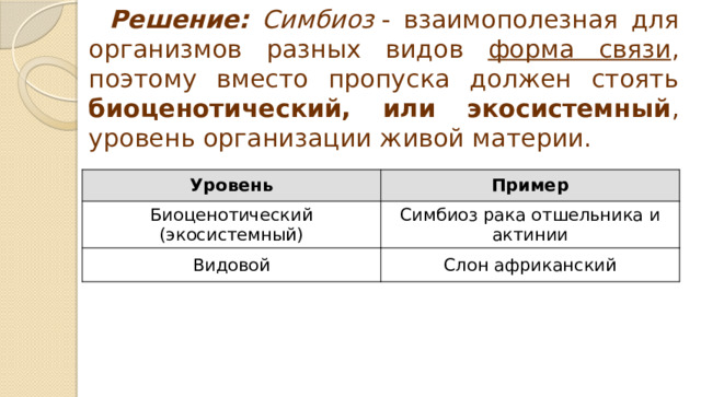 Презентация "Виды взаимоотношений между живыми организмами" (5 класс) по биологи