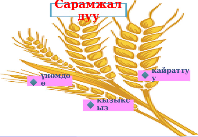 Сарамжалдуу кайраттуу үнөмдөө кызыксыз 