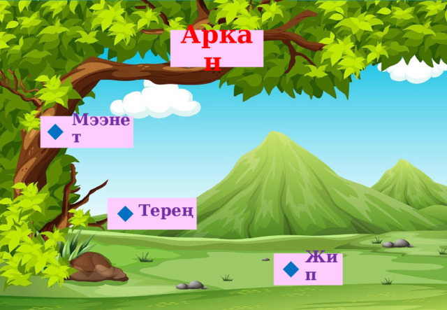 Аркан Мээнет Терең Жип 