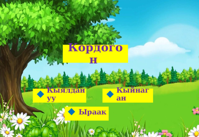 Кордогон Кыйнаган Кыялдануу   Ыраак  