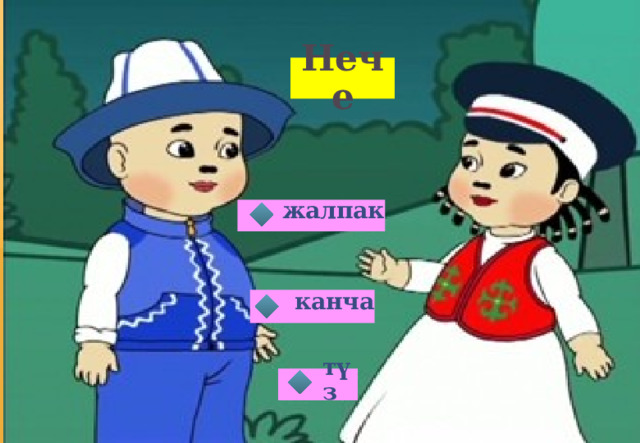 Нече жалпак канча түз 