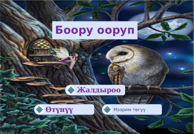 Боору ооруп Жалдыроо Мээрим төгүү Өтүнүү 