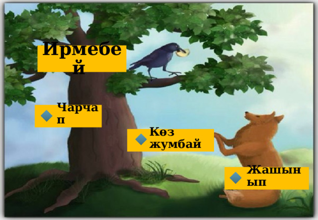 Ирмебей Чарчап Көз жумбай Жашынып 