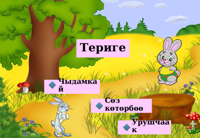  Териге   Чыдамкай Сөз көтөрбөө Урушчаак 