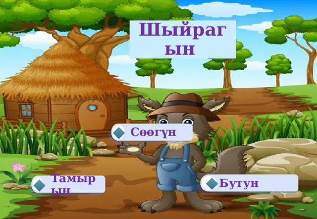 Шыйрагын Сөөгүн Бутун Тамырын 