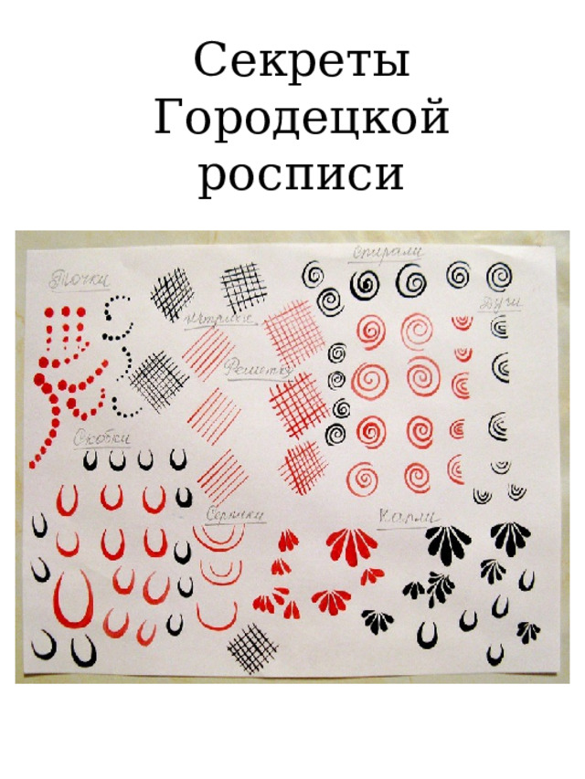 Секреты Городецкой росписи 