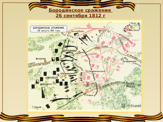  Бородинское сражение 26 сентября 1812 г  
