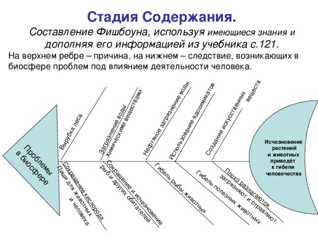 Схема фишбоун примеры