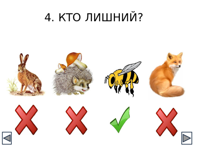 4. КТО ЛИШНИЙ? 