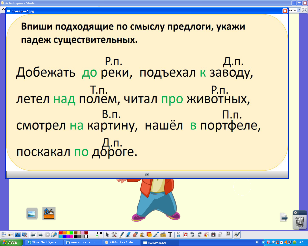 Технологическая карта урока русского языка в 3 классе по теме 