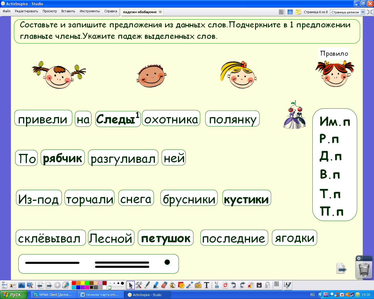 Технологическая карта урока русского языка в 3 классе по теме 