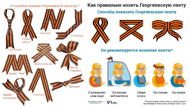 Классный час о георгиевской ленточке с презентацией