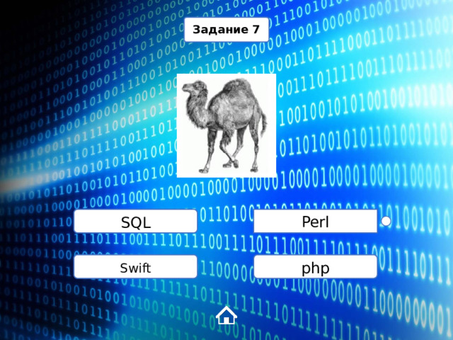 Задание 7 SQL Perl Swift php 