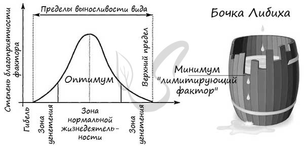 Закон минимума в экологии примеры