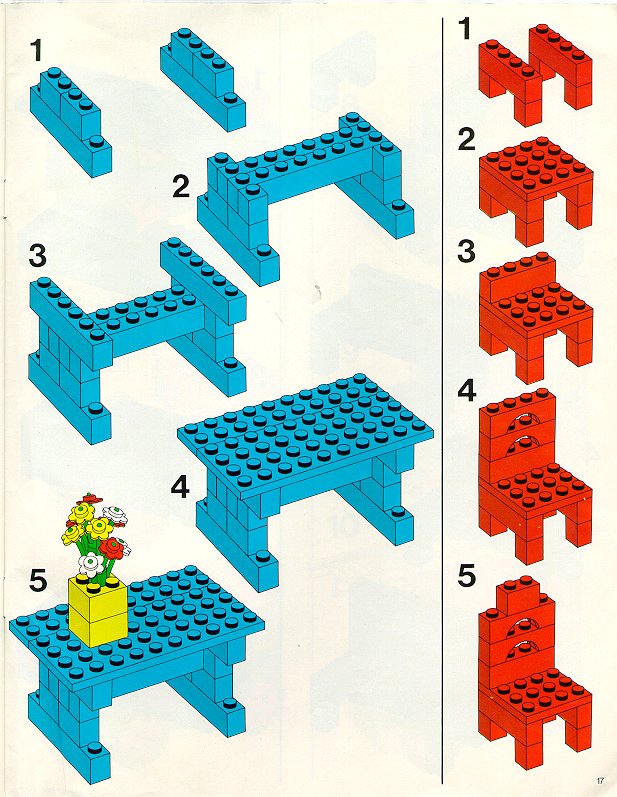 Мебель из лего схемы