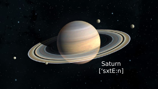 Saturn [‘sxtE:n] 