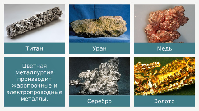 Alchemist-hp Титан Уран Медь Цветная металлургия производит жаропрочные и электропроводные металлы. Серебро Золото 