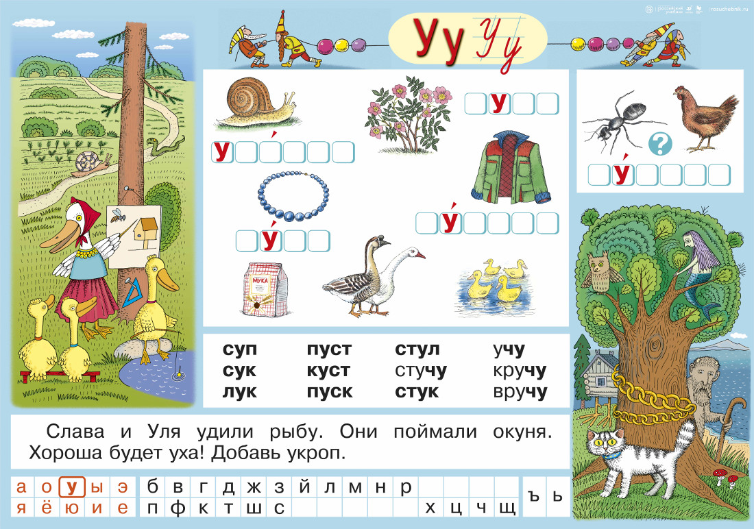 Презентация учимся читать слова 1 класс обучение грамоте