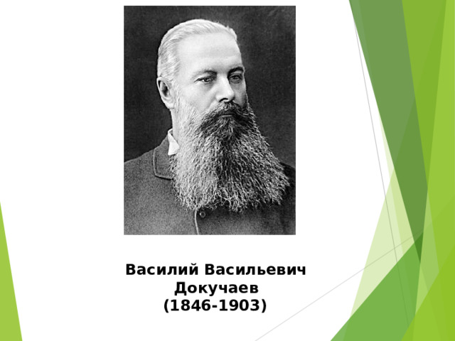 Василий Васильевич  Докучаев (1846-1903)  