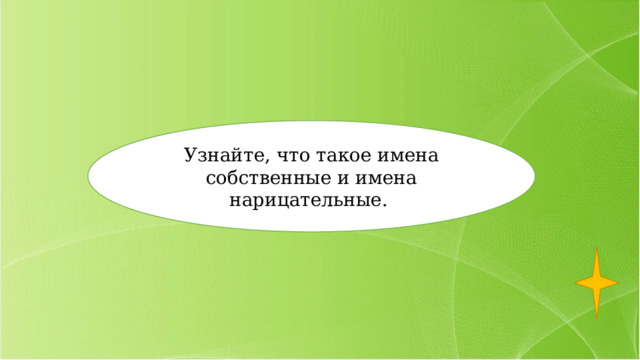 Узнайте, что такое имена собственные и имена нарицательные. 