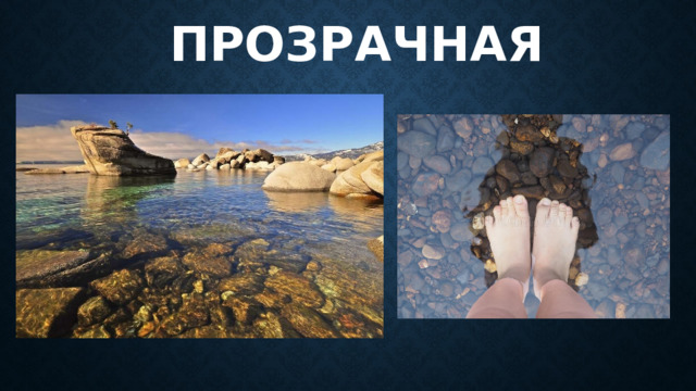 ПРОЗРАЧНАЯ 