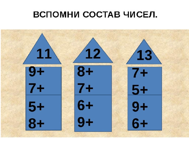 Состав числа 16 презентация 1 класс