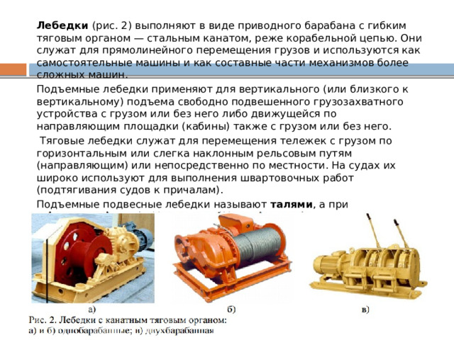 Грузоподъемные машины презентация