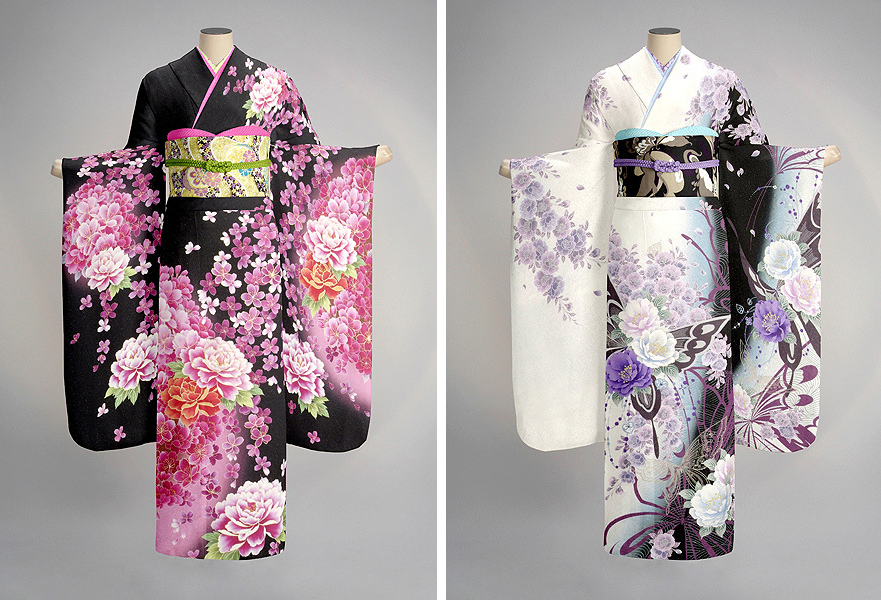 Японское кимоно. Кимоно японское фурисодэ. Национальное кимоно Япония. Япония кимоно и юката. Семислойное кимоно.